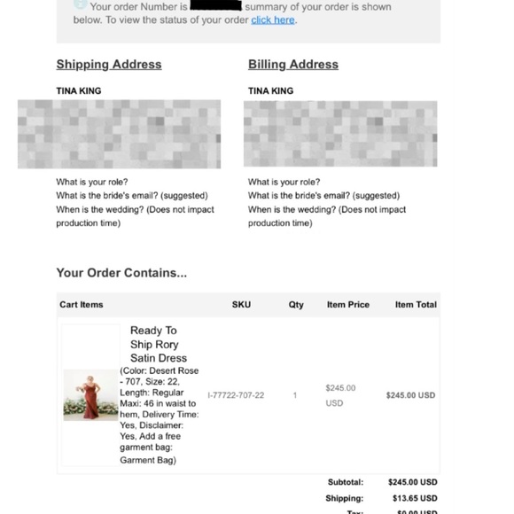 Revelry Bridesmaid Dress - Picture 3 of 4